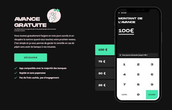 BLING une application qui avancent 100€ rapidement